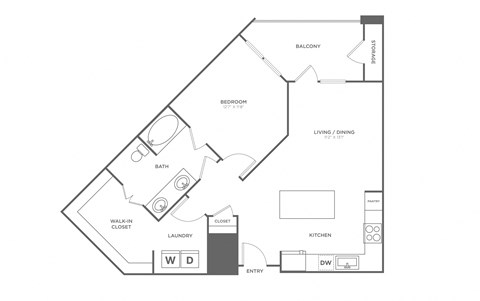 a black and white floor plan of a residence